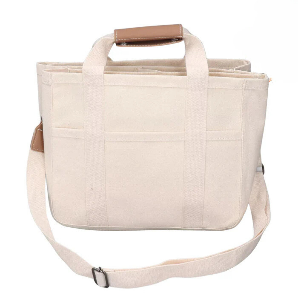 Bolsa Allure - Tote Bag em Canvas com Alça Transversal