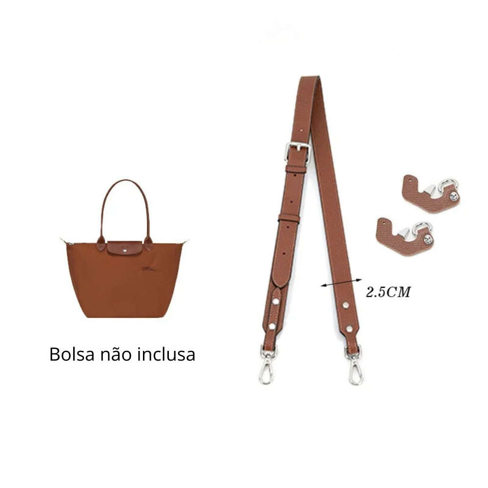 Alça para Bolsa Champ - Estilo Crossbody em Couro