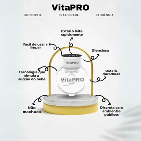 Bomba de Leite Vitapro - Extração Suave e Sem Dor