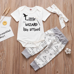 Conjunto Potterhead 3 peças infantil - Brinde laço ou toca