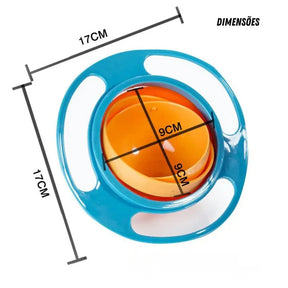 Pratinho Bowl Infantil 360º - Comida Segura, Sem Bagunça